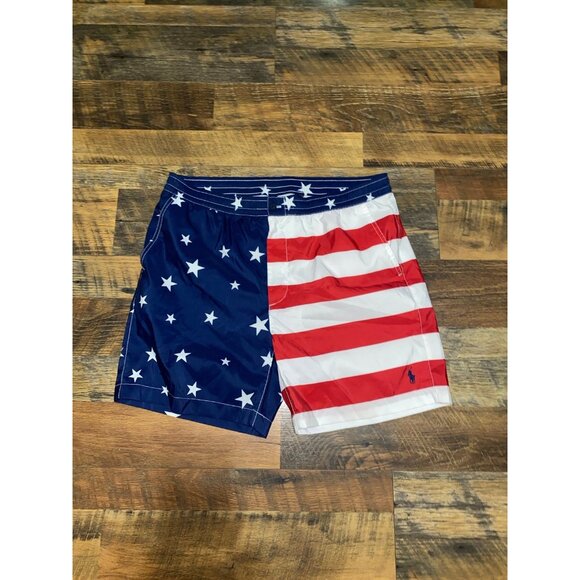 Polo Ralph Lauren Swim Trunks American Flag Men’s size‎ large - Picture 1 of 4